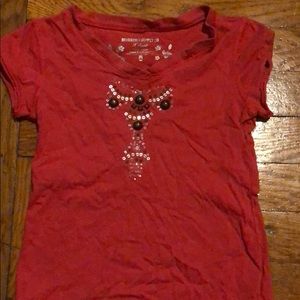 Red girls tee